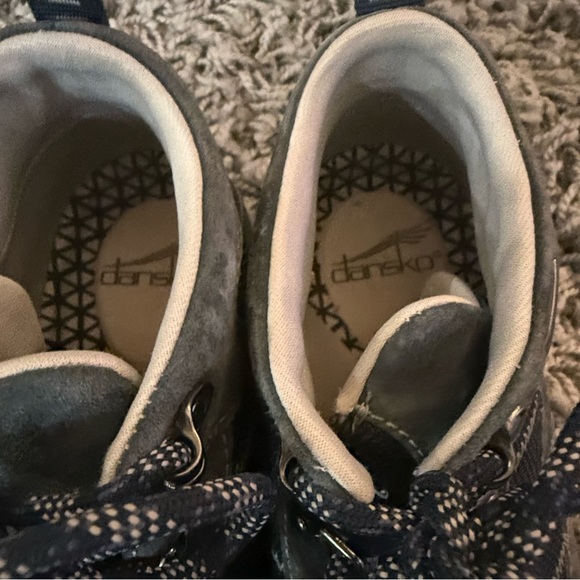 Dansko Paxton Navy Blue Ankle Boots Hiking Size 38 EU US 7.5 orthotic - Picture 3 of 11